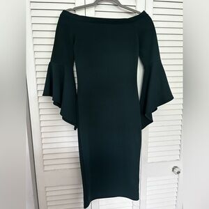 green bodycon dress